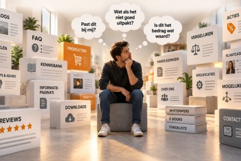 Je website geeft antwoord. Maar op de verkeerde vragen