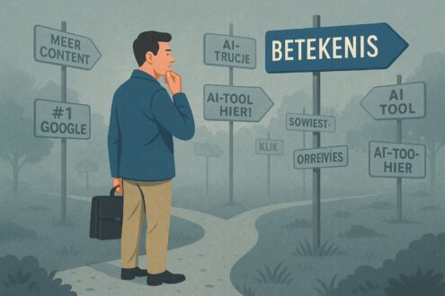 Van ruis naar relevantie, waarom betekenis je enige strategie is