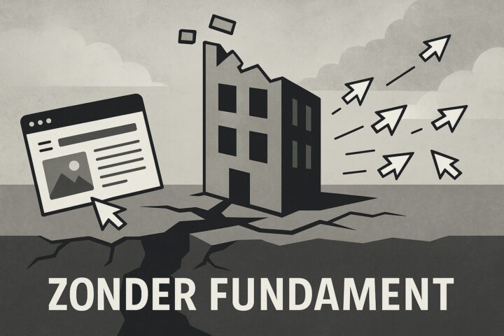 Zonder strategisch fundament is elke klik een losse flodder